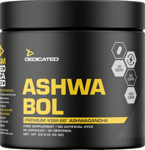 Dedicated Nutrition Ashwa-Bol (60 Caps)
