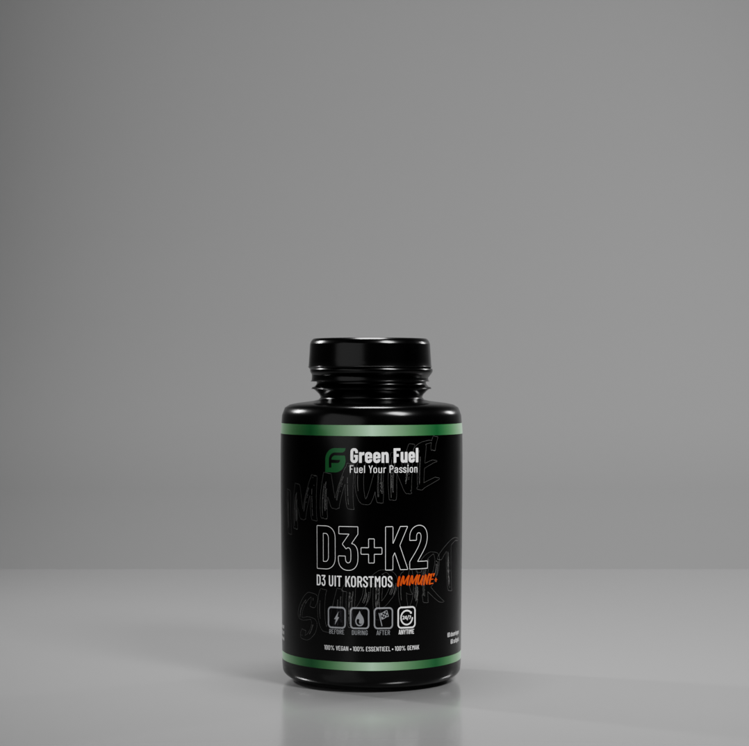 Green Fuel Vegan Vitamine D3+K2 (60 Caps)