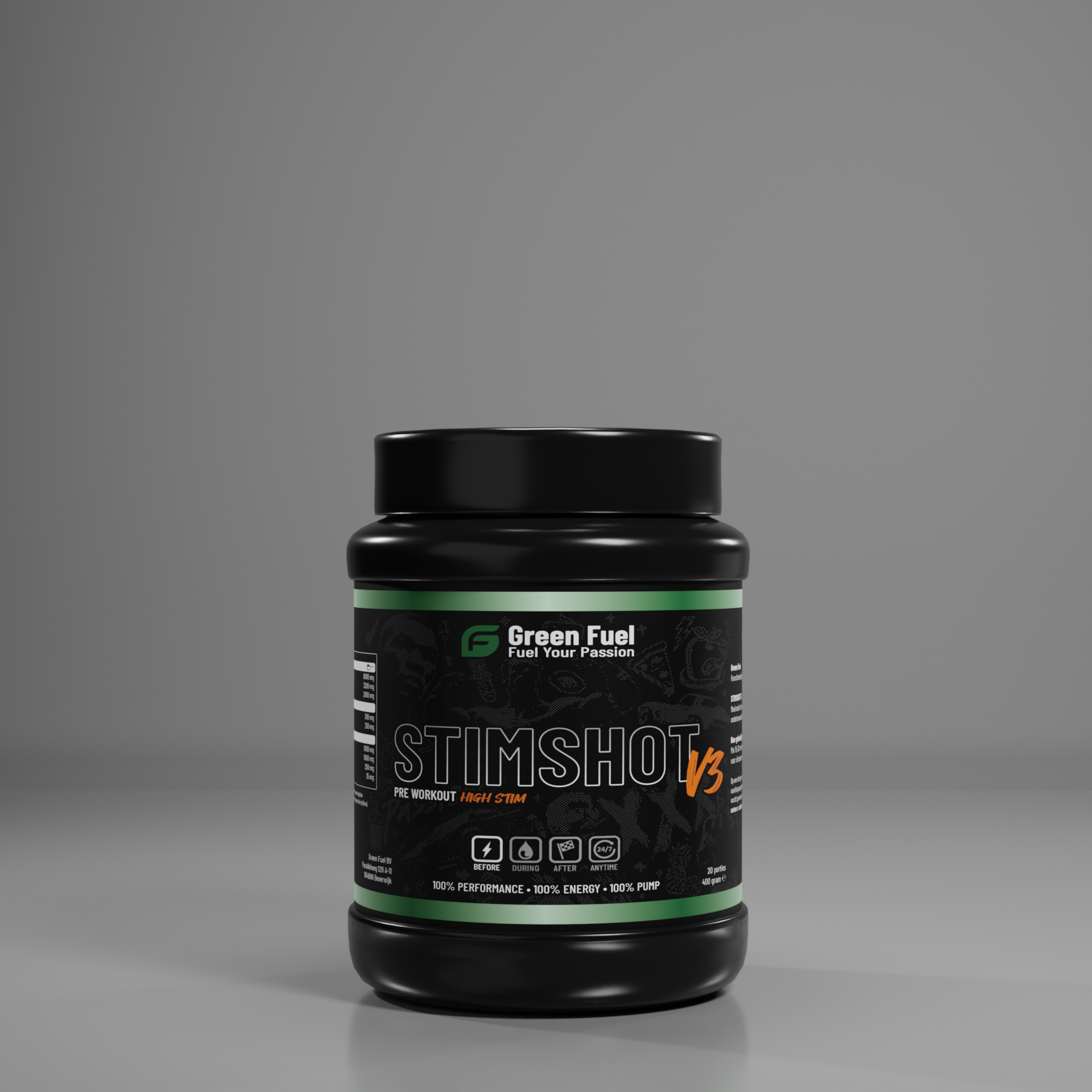Green Fuel StimShot V3 Pre Workout (20 Servings)