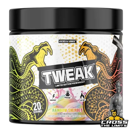 Vices & Vibes Tweak High‑Stim Pre‑Workout – 20 servings (~220 g)